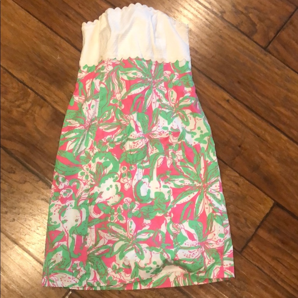 Strapless Lilly Pulitzer Dress 00